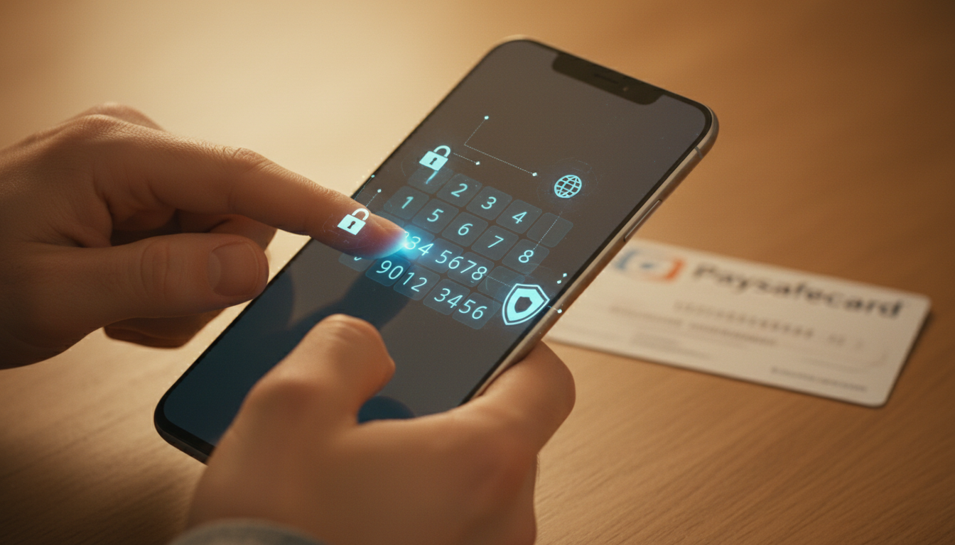 Ilustracja przedstawiająca bezpieczną płatność online kodem PIN
